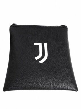 Juventus Black Leather Wallet Pouch Set Official Product New with Box